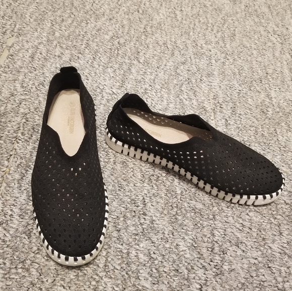 Ilse Jacobsen Hornbak Tulip Slip on Sneaker Perforate Black Size 41 - Picture 11 of 16